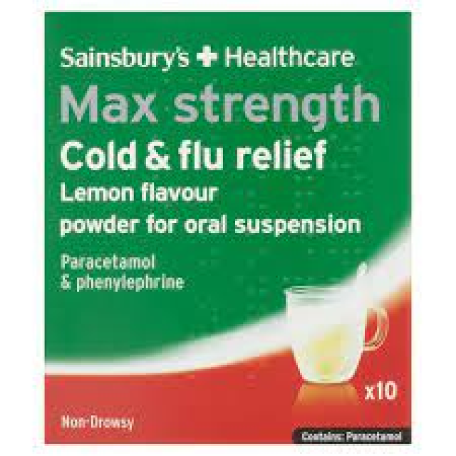 Cold & Flu Relief Sachets X 30 boxes