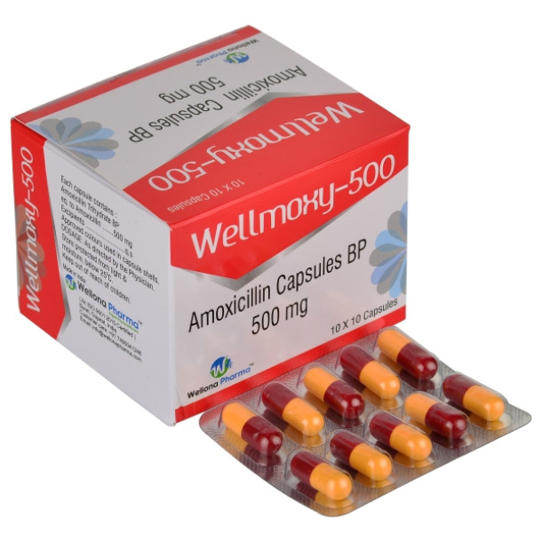 Amoxicillin 500mg Capsules X 50 boxes
